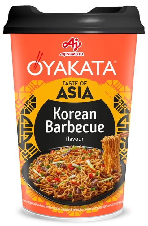 Azjatycka Zupka Błyskawiczna Makaron Instant Koreańskie Barbecue Kubek Cup 93g OYAKATA