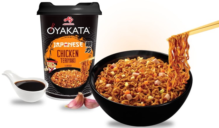 Azjatycka Zupka Błyskawiczna Makaron Instant Kurczak Teriyaki Kubek Cup 96g OYAKATA