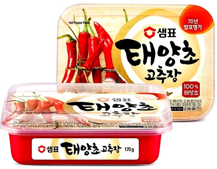 Koreańska Ostra Gęsta Pasta Chili Gochujang Korean Paste VEGAN 170g SEMPIO