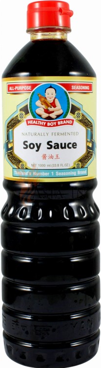 Tajski Sos Sojowy Naturalnie Fermentowany 1000ml 1 Litr HEALTHY BOY BRAND