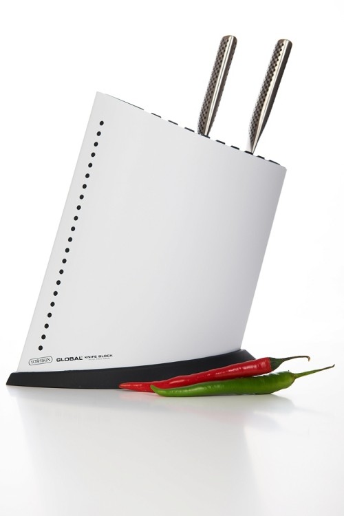 Global Japoński Biały Blok Na 9 Noży Duży w Kształcie Żaglowca GKB-52CW