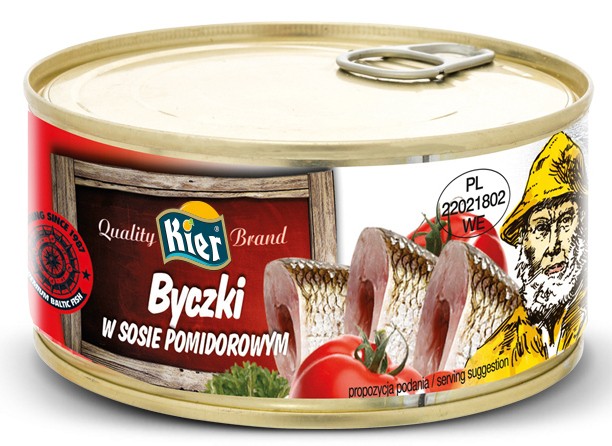 Byczki w Sosie Pomidorowym w Puszce Bulls Fish in Tomato Sauce 300g KIER
