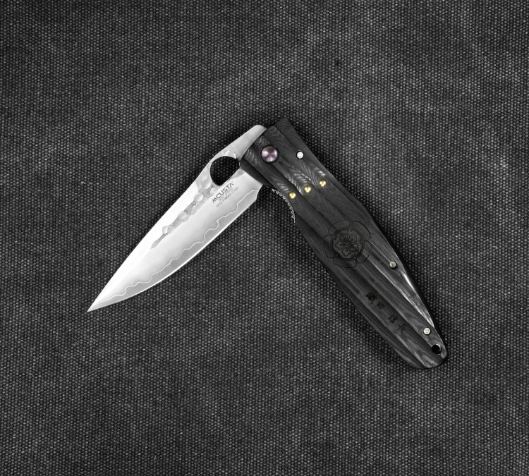 Mcusta Sengoku Black Micarta SPG2 Japoński Nóż Składany 8,6cm