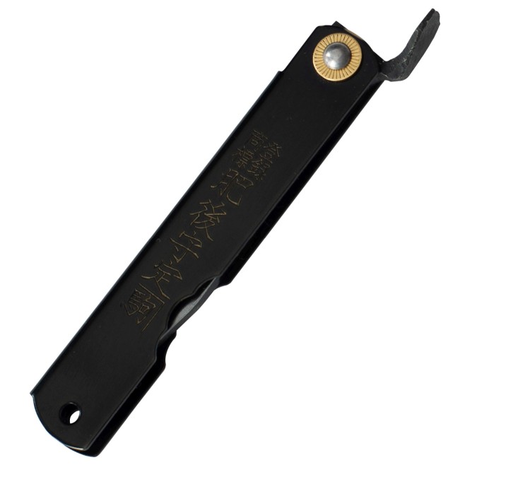 Nóż Kieszonkowy Shirogami Higonokami Sasaha Black 79 mm