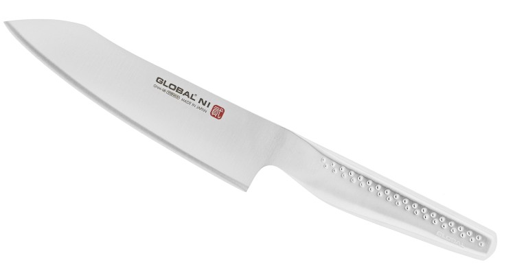 Global NI Japoński Ostry Nóż Kuchenny Do Warzyw 16cm 56-58 HRC GNM-08