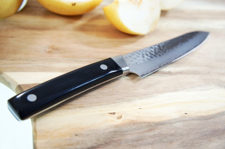 Nagomi Kuro Japoński Ostry Nóż Kuchenny Uniwersalny Do Warzyw 58 HRC 14cm