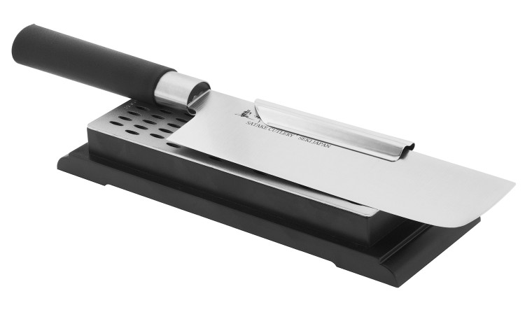 Satake Japoński Kamień Diamentowy z Prowadnicą Do Ostrzenia Noży 22,5cm GL050