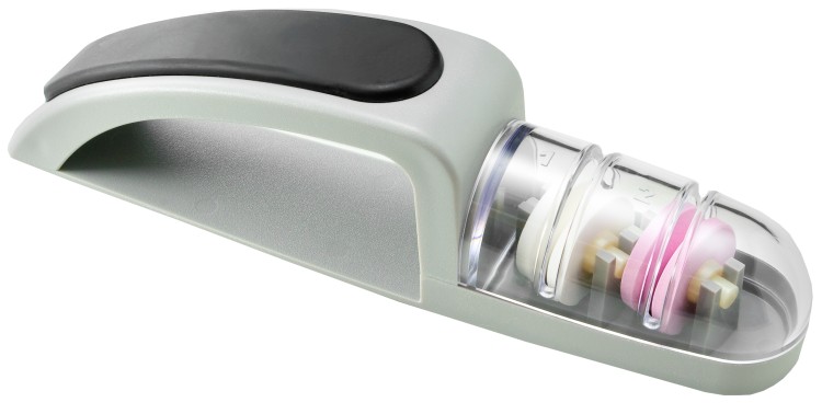 Global MinoSharp Plus Japońska Ceramiczna Ostrzałka Wodna Do Noży 440 Szaro-Czarna 440GB