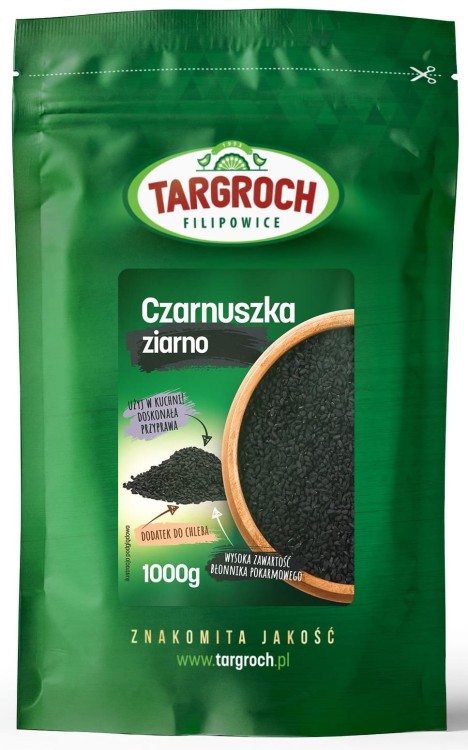 Czarnuszka Nasiona Czarnuszki Czarny Kminek Kmin Natura 1kg 1000g TARGROCH