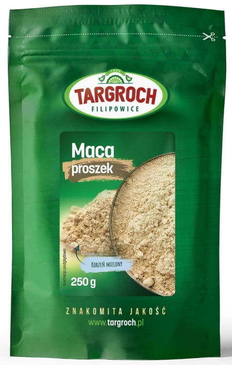 Maca Proszek Suplement Sproszkowany Korzeń Macy Na Libido 250g TARGROCH
