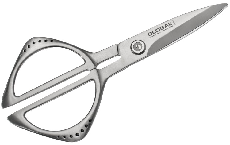 Global Japońskie Nożyczki Kuchenne Jakość Stal Nierdzewna 21cm GKS-210