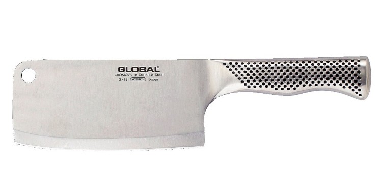 Global Japoński Ostry Tasak Nóż w Stylu Chińskim Do Mięsa 440g 16cm G-12
