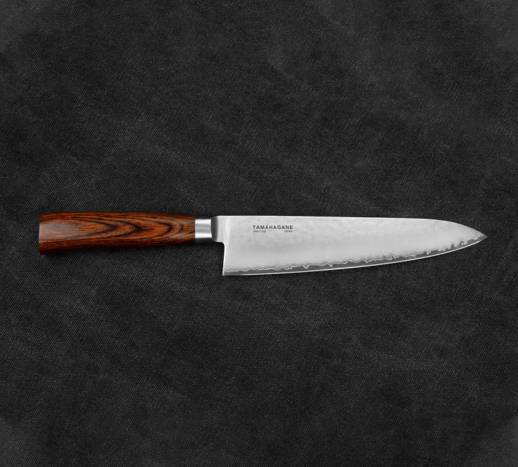Tamahagane Tsubame Brown Nóż Szefa Kuchni 21cm