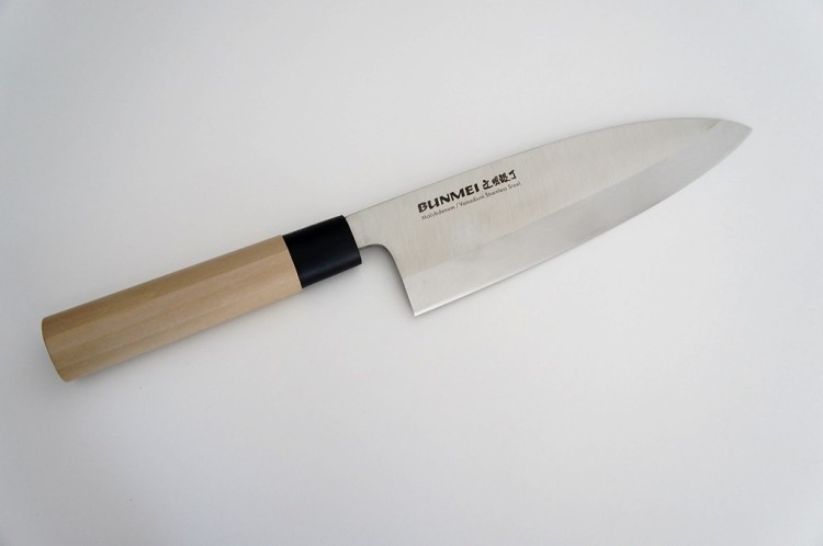 Bunmei Japoński Ostry Nóż Kuchenny Deba Do Filetowania 19,5cm