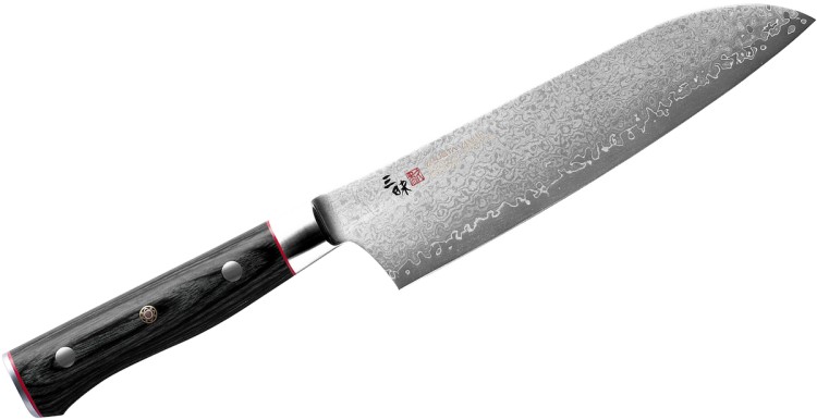 Mcusta Zanmai VG-10 Pro Zebra Japoński Nóż Kuchenny Santoku Do Warzyw 18cm
