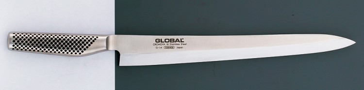 Global Japoński Nóż Yanagi Sashimi Praworęczny 30cm G-14R