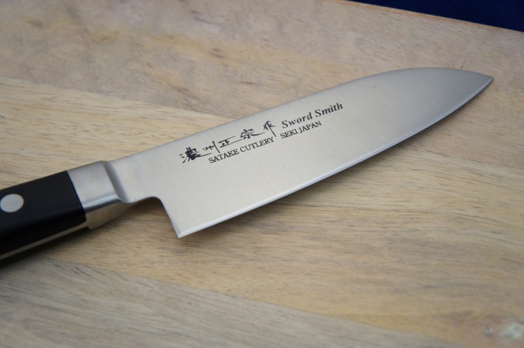 Satake Satoru Japoński Nóż Kuchenny Uniwersalny Santoku Do Warzyw 13,5cm