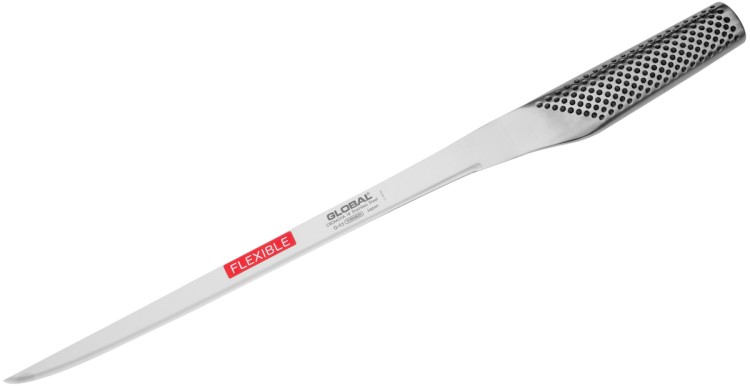 Global Japoński Ostry Nóż w Stylu Hiszpańskim Do Szynki 25cm 56-58 HRC G-95