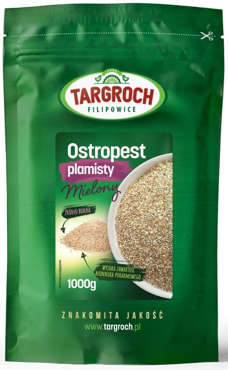 Polski Ostropest Plamisty Mielony Świeży Wątroba Ziarno 1kg 1000g TARGROCH