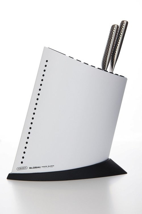 Global Japoński Biały Blok Na 9 Noży Duży w Kształcie Żaglowca GKB-52CW