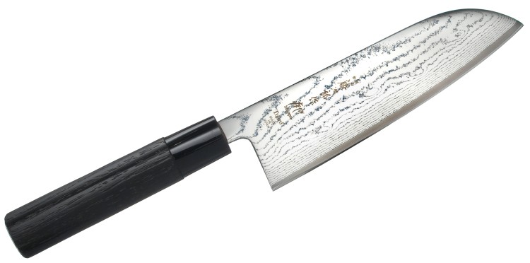 Tojiro Shippu Black VG-10 Japoński Nóż Kuchenny Santoku Do Warzyw 16,5cm