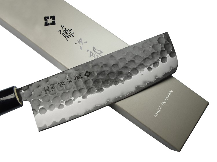 Tojiro Hammered VG-10 Japoński Nóż Tasak Kuchenny Nakiri Do Siekania 16,5cm