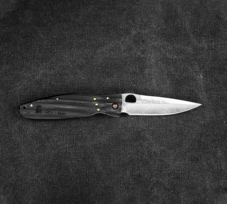 Mcusta Sengoku Black Micarta SPG2 Japoński Nóż Składany 8,6cm