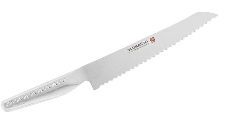 Global NI Japoński Nóż Kuchenny Do Pieczywa Chleba Bułek 56HRC 21cm GNM-09R