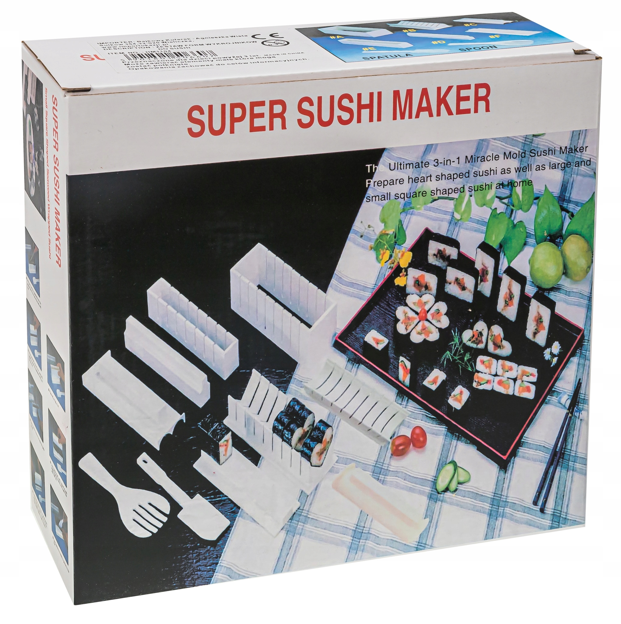 Zestaw 10 Foremek Do Sushi Forma Do Sushi Komplet