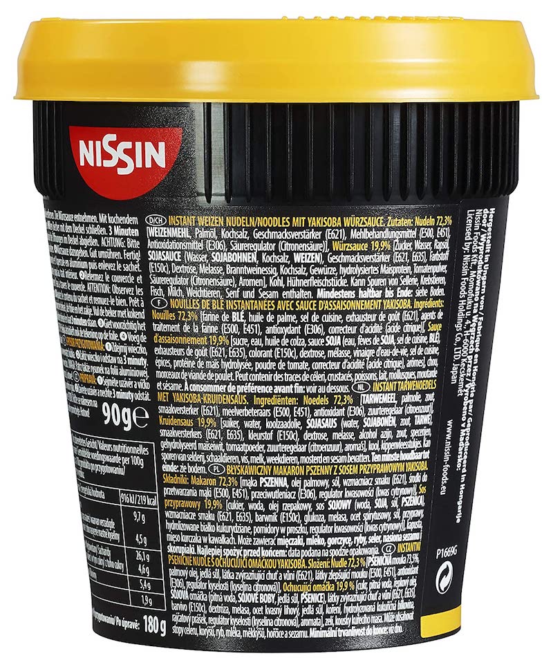 Zupka Makaron Błyskawiczny Classic Soba Cup 90g NISSIN